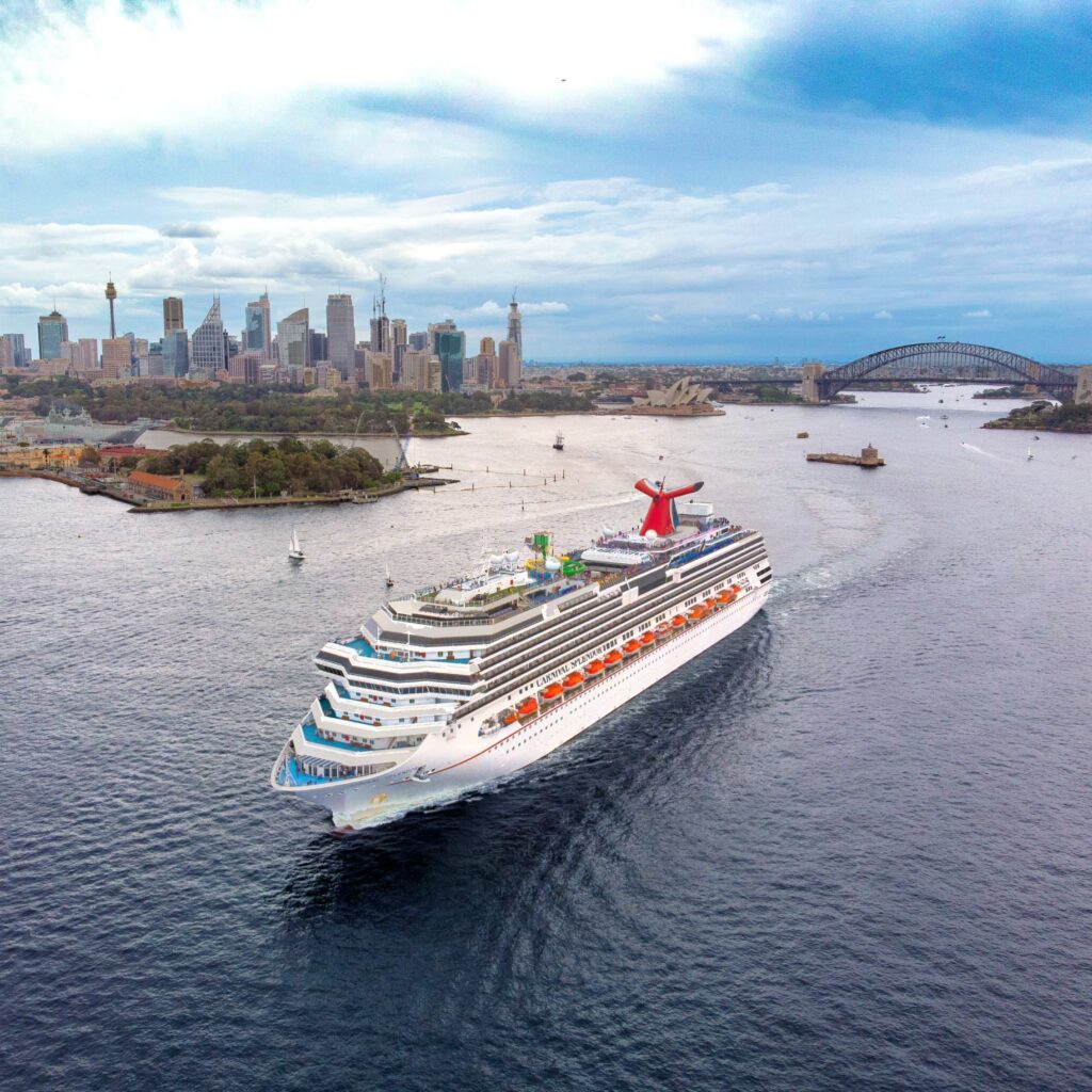 Carnival Cruise line cruising from Sydney 