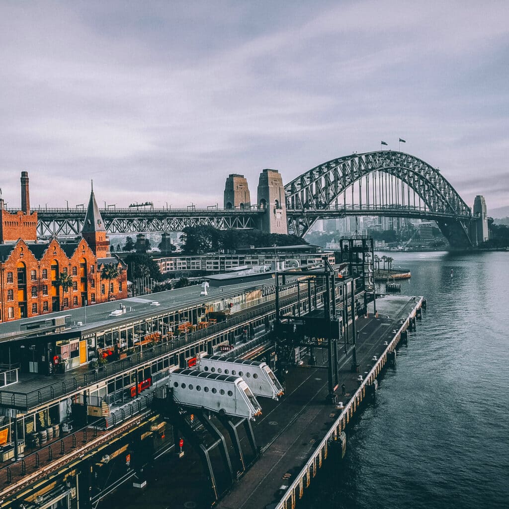 Overseas passenger terminal in Circular Quay for cruises from Sydney