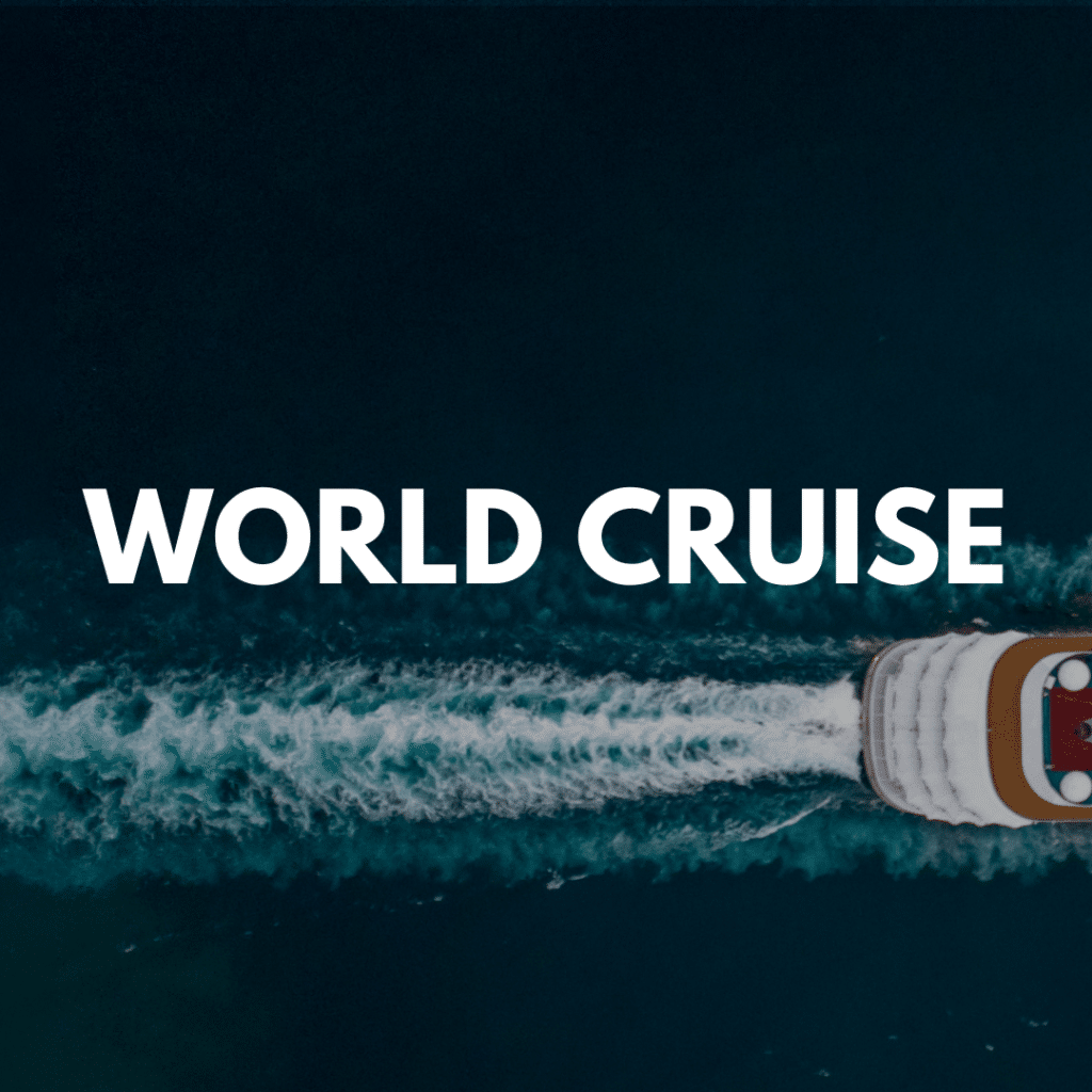 World cruise from Sydney